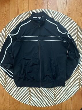 Lululemon Vintage Black Track Jacket (XL)